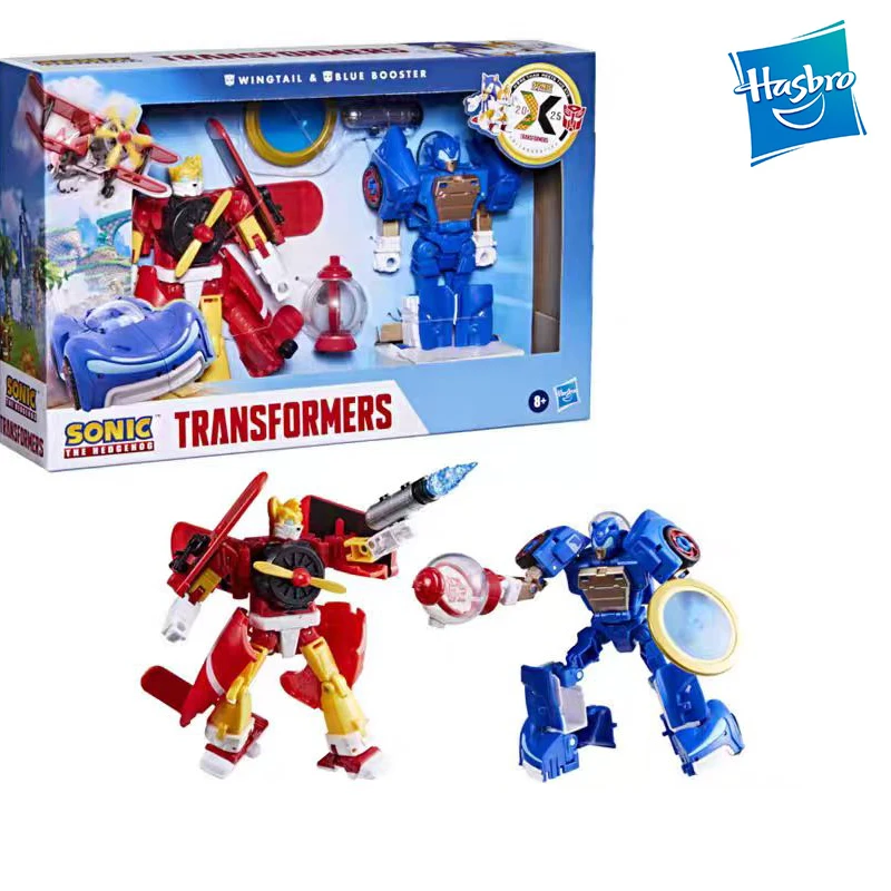ハスブロ トランスフォーマー X ソニック・ザ・ヘッジホッグ ソニック・マイルズ・プロワー 変形可能フィギュアモデルキット ギフトおもちゃコレクタブル