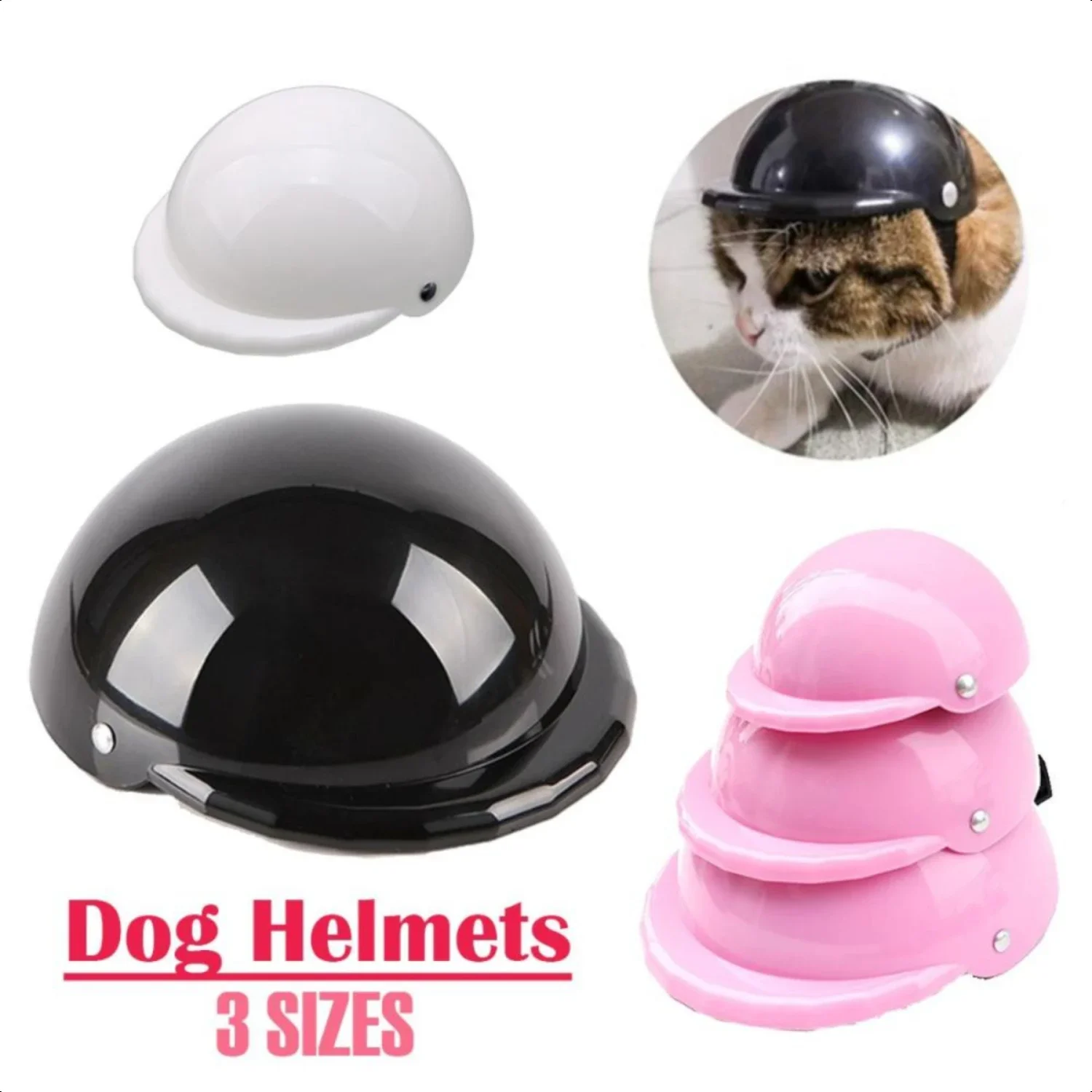 

nable pet supplies for a safe and stylish ride with your beloved furry friend. Durable, chic, and comfortable motorcycle hat for