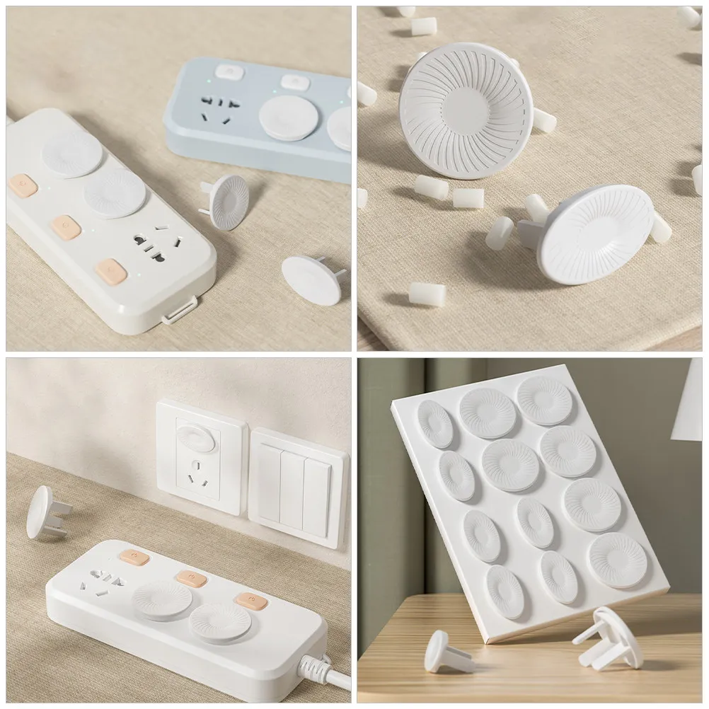 

20 шт. Защитные накладки на розетки от детей, защита электрических розеток, комплект для безопасности малышей