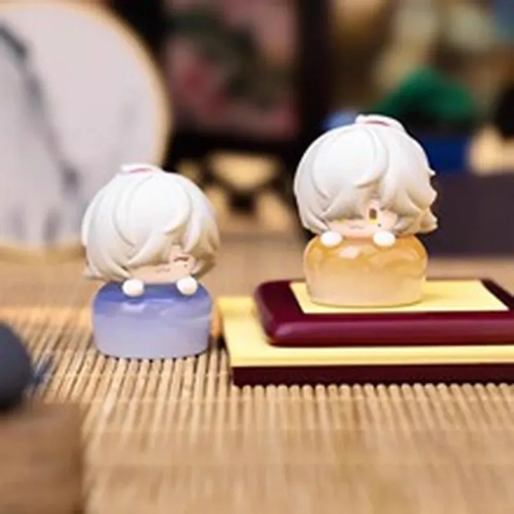 Honkai: Star Rail Fingertip Keycap Série miHoYo Caixa Cega Modelo Coleção de Desenhos Animados Decoração de Casa Presente Surpresa Em Estoque