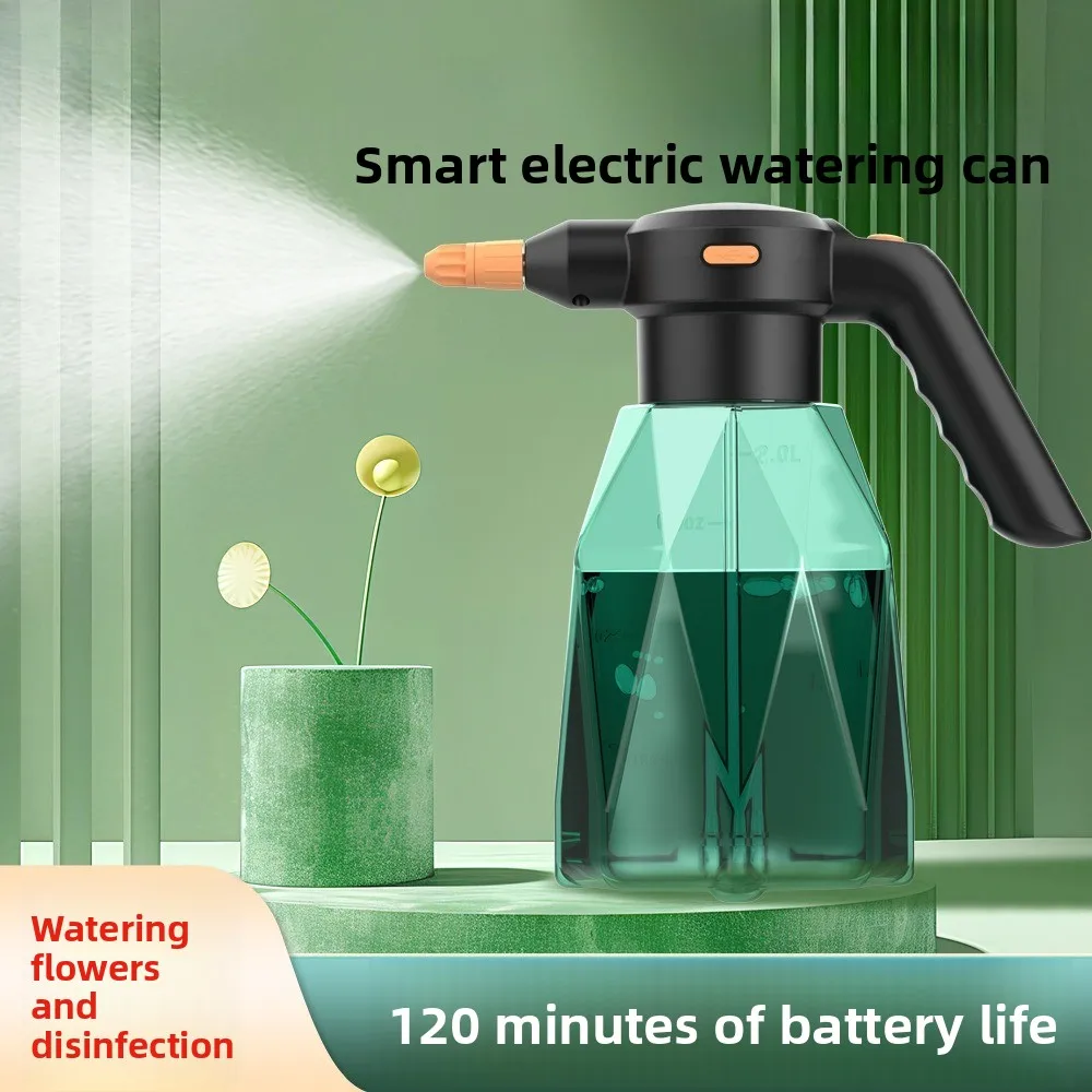 

Household Electric Watering Can Gardening Tools Pressure Special Watering Kettle Plant Watering Sprayer Cleaning Spray Kettle