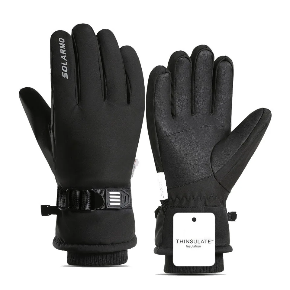 GTUBIKE Winter warme handschoenen voor buiten fietsen Skiën Verdikte koudebestendige handschoen Waterdicht touchscreen kampeeruitrusting