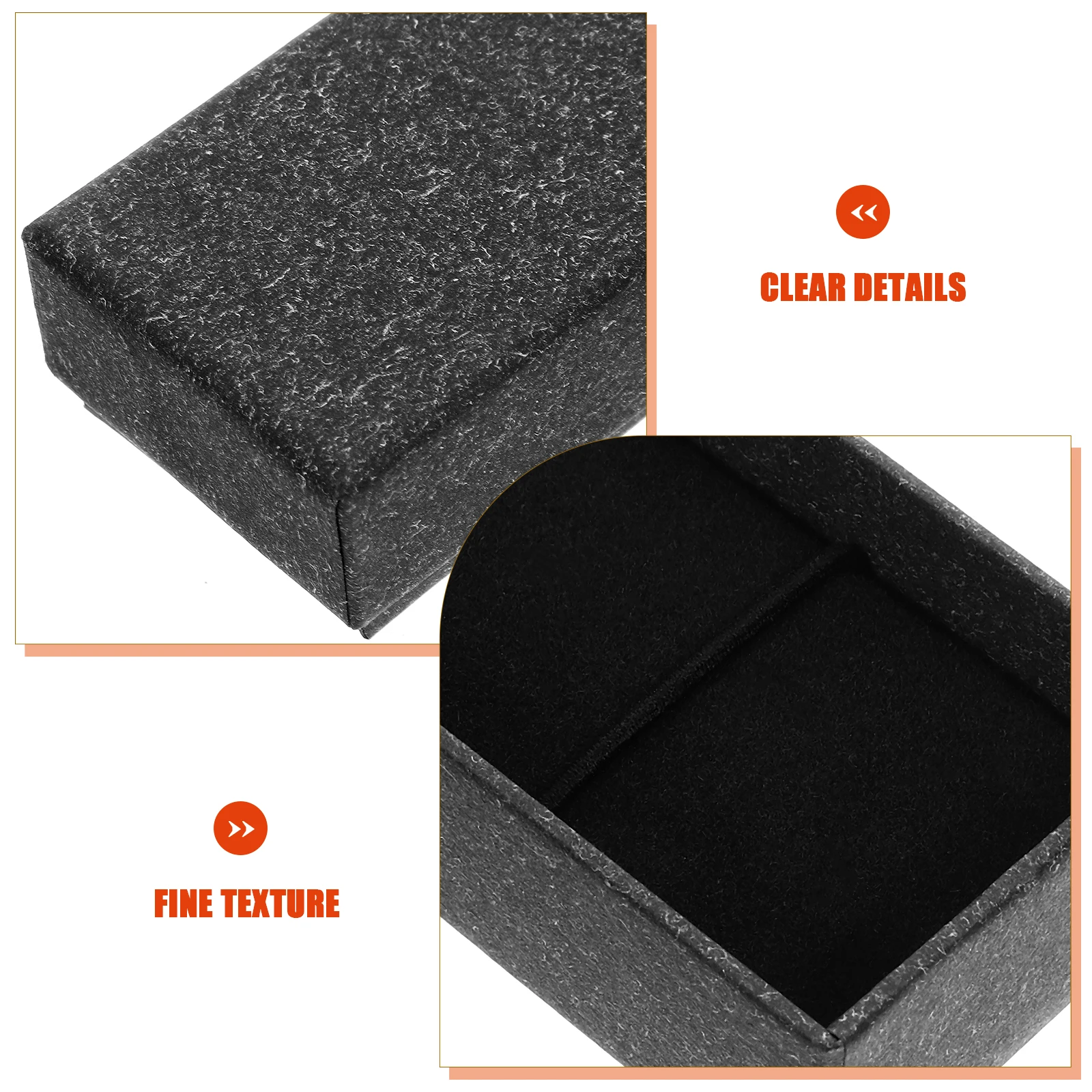 

5 Pcs Boxes Stationery Gift Packaging Empty Small Carton Pen Container Black Fountain Cases Miss