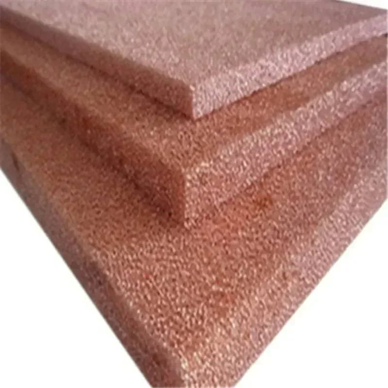 0.5-6 Mm Thickness Copper Foam Electrode Sheet