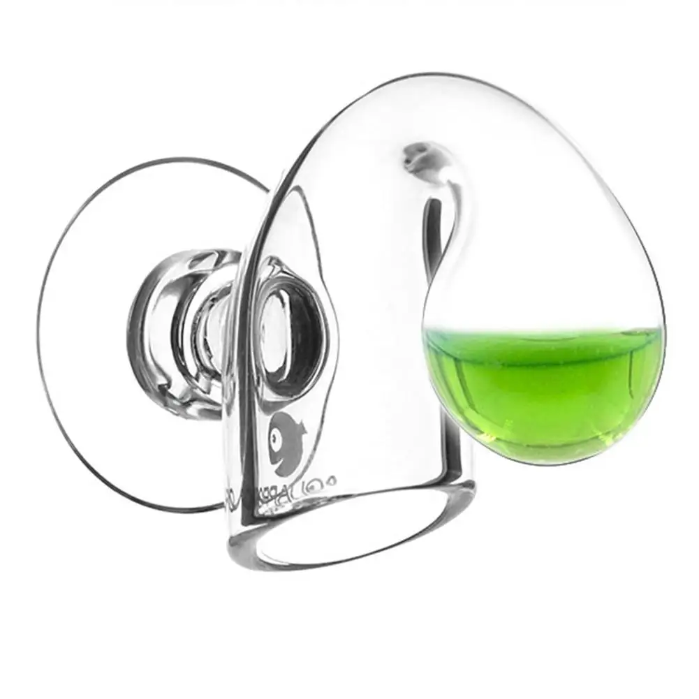 Transparent Glass Co2 Monitors Carbon Dioxide Detector With Monitor Fluid For Aquarium Fish Tank