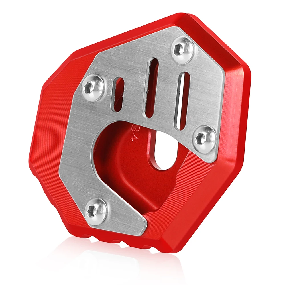 For Honda XRV750 Africa Twin XRV 750 RD07 Motorcycle Side Stand Pad Plate Kickstand Enlarger Support Extension Pad Plate Cover
