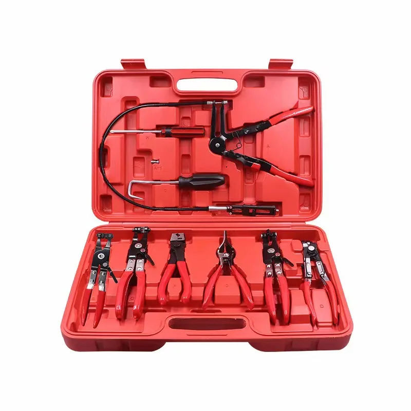 

Suitable for Throat type automobile water pipe clamp pliers foreign trade pipe bundle pliers set Straightening YouTube clip buck