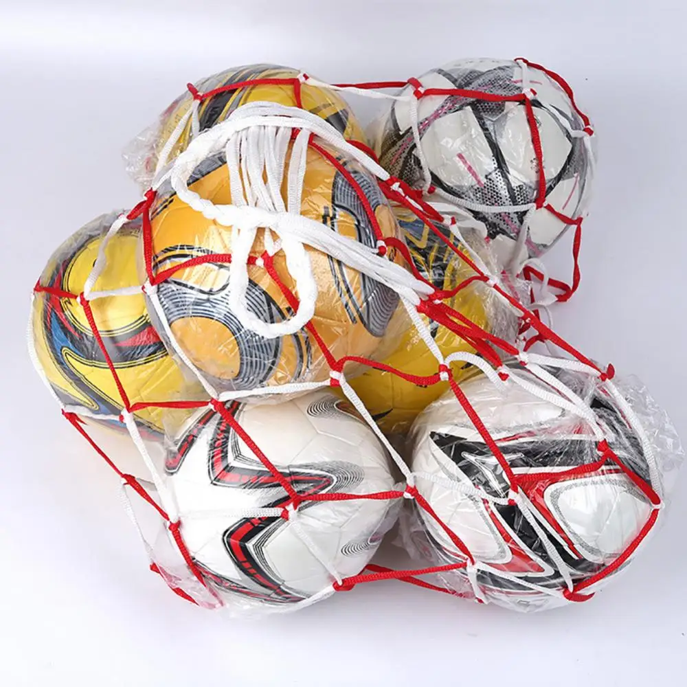 Outdoor Sport Portable Net Bag Carrier for Basketball Football Large Volleyball