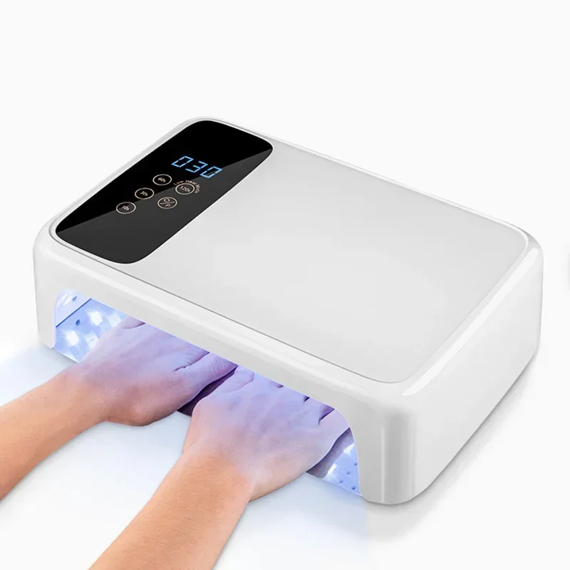 UV LED Drogen Nagellamp 138W Professionele Oplaadbare LED Nagellamp Voor Het Uitharden Van Nagels Gel Polish Met Auto Sensor manicure Salon