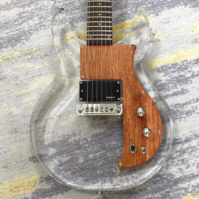 جيتار كهربائي Vicers 6strings EMG، رقبة من خشب القيقب، جسم أكريليك، جيتار أداء مناسب للمبتدئين والمحترفين