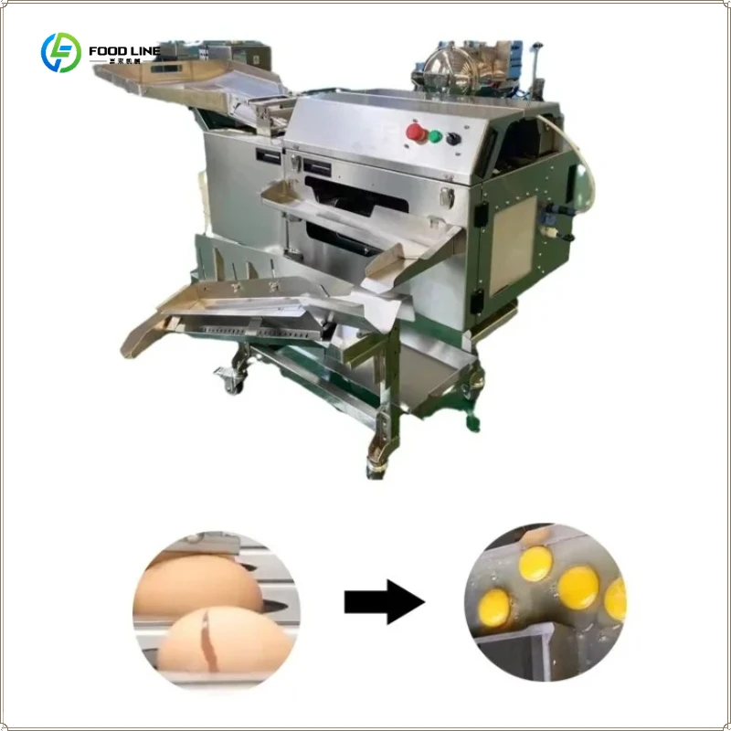 Factory Price Egg White Separator Breaking Machine Egg Cracking Breaker Machine Long Service Life FL Customized