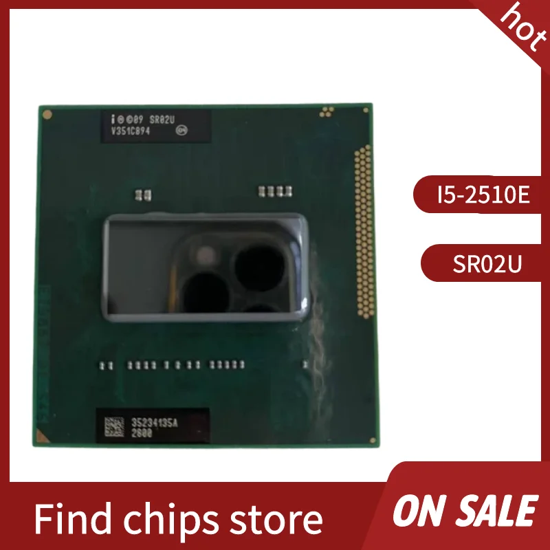 Core I5 2510E i5-2510E SR02U Processor 2.5GHz  PGA988 TDP 45W Laptop CPU