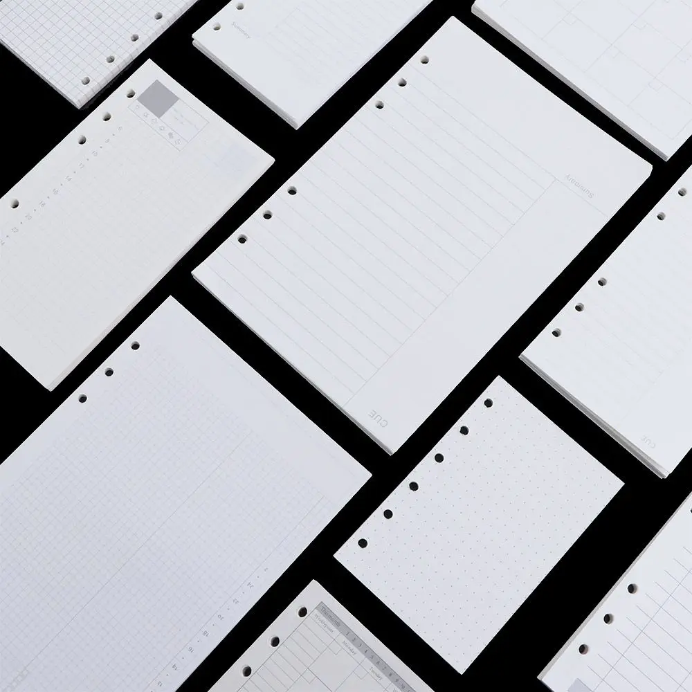 45 Sheets Spiral Binder Daily Planner A5 A6 A7 Dot Paper Refill Notebook Refill Loose Leaf Inner Page Binder Inside Page