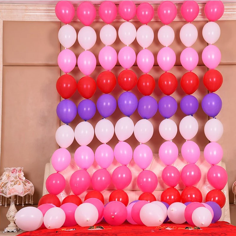 30 stks/set Staart Ballon Veelkleurige Bruiloft Verjaardagsfeestje Leveranties Trouwzaal Decor Naald Staart Link Ballon Baby Douche Globos