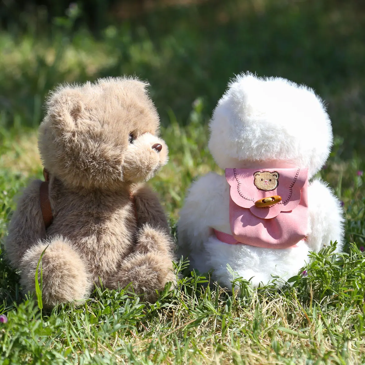 Sac à dos de dessin animé 25cm/35cm, petit ours en peluche, jouet créatif et mignon, Animal ours en peluche, décoration de chambre, cadeaux d'anniversaire