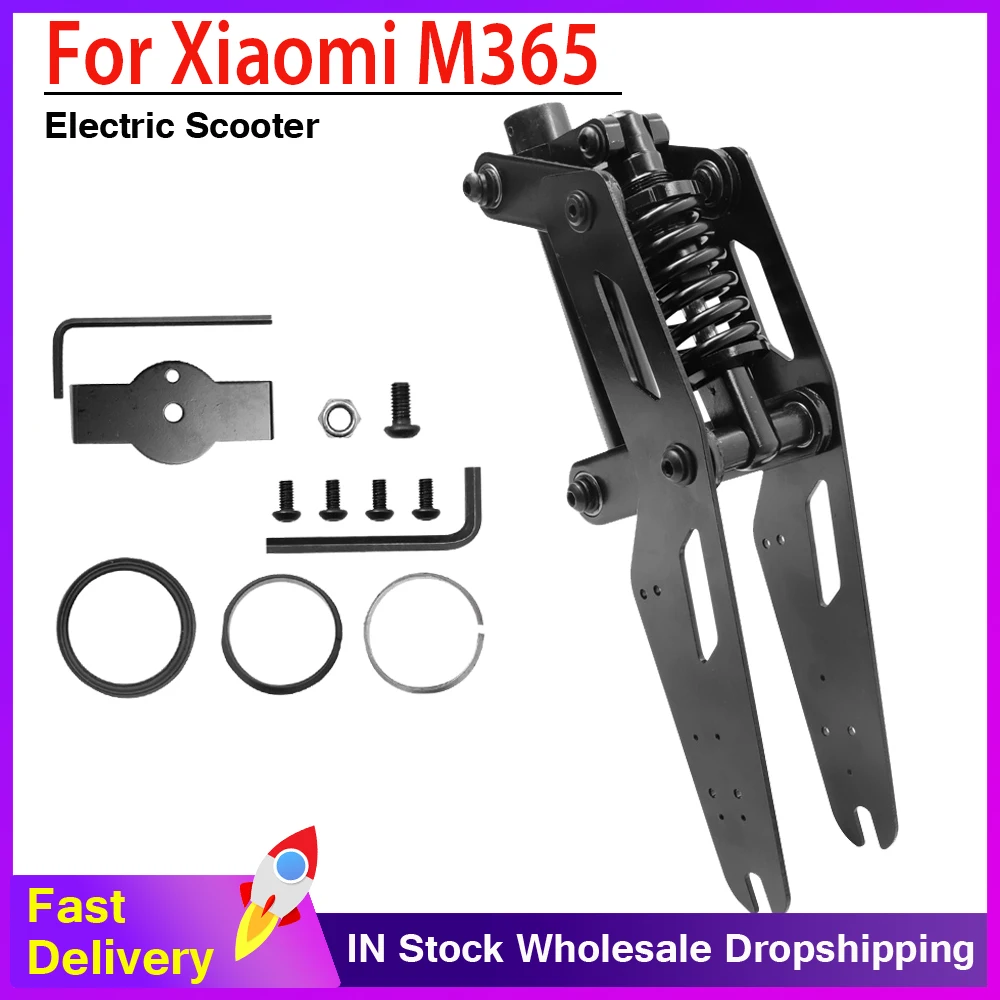 

Electric Scooter Upgrade Front Shock Absorption Part Absorber Kit for Xiaomi M365 Modifiction Front Tube Suspension Fork