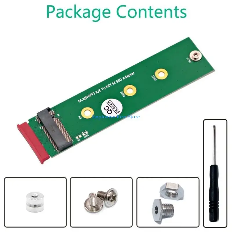 

C4DB Efficient M.2 NVMe SSD to M.2 NGFF A+E Adapter Card for Improved Compatibility