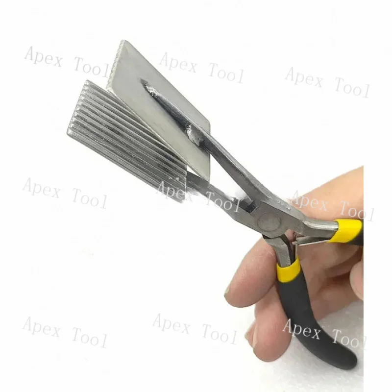 Lamp Straight , , Stripe, Iris Flower Line Pattern Burned Glass DIY Manual Pliers