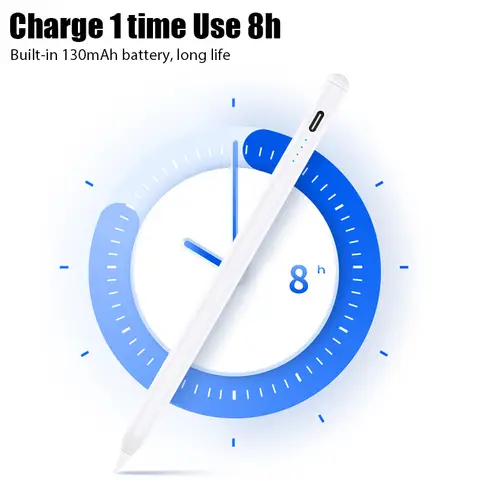 Universell styluspenna för surfplatta, mobiltelefon, pekpenna för iPad, Apple Pencil för Huawei, Lenovo, Samsung, Xiaomi, styluspenna 10 best sales Apple iPad Penna - №9