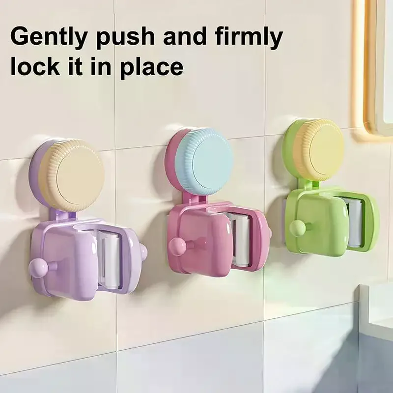 

Dopamine Suction Cup Mop Clip, Strong Load-bearing Capacity, No Drilling Required, Bathroom Holder, Mop Storage Rack
