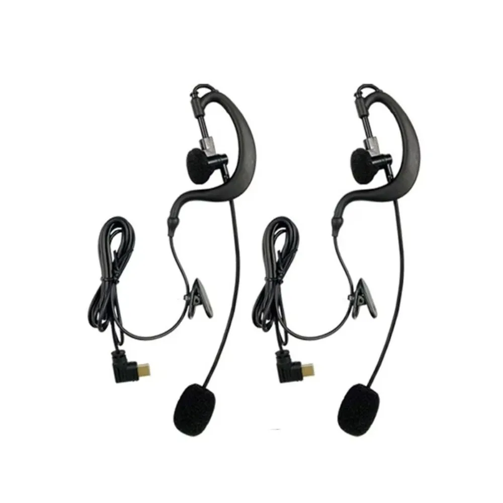 In-ear In-Ear Headphones Type-C Interface Noise Reduction Bluetooth Intercom Earphone V6 PRO V4 Plus Referee Headset Motorcycle