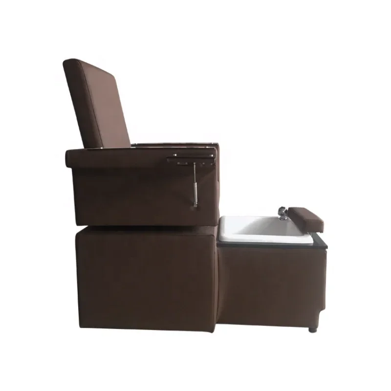 Chaise de pédicure et manucure brodée personnalisée, massage spa, nouveau design, vendu au prix d\'usine