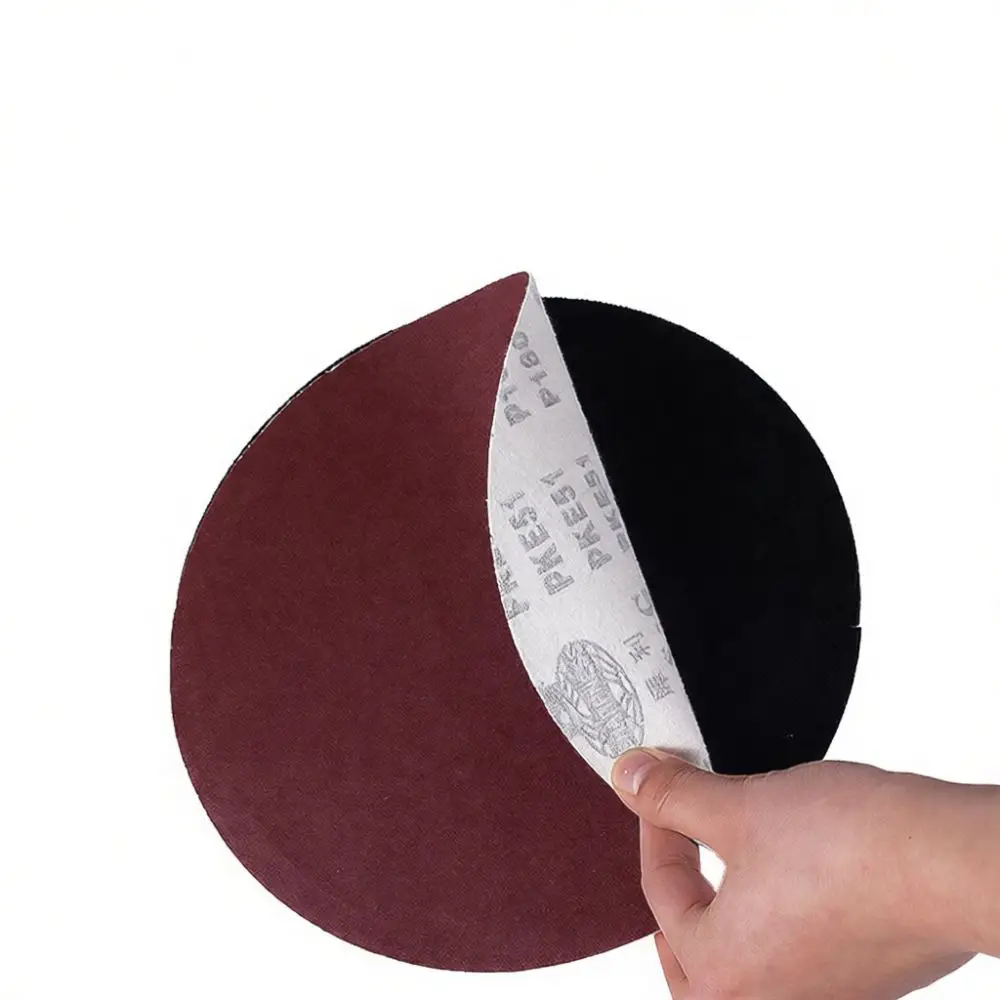 9 Inch Hand Sanding Tool Wall Polishing Support Plate Round Disc Abrasive Holder Hook Loop Base Manual Finishing Pad Sturdy