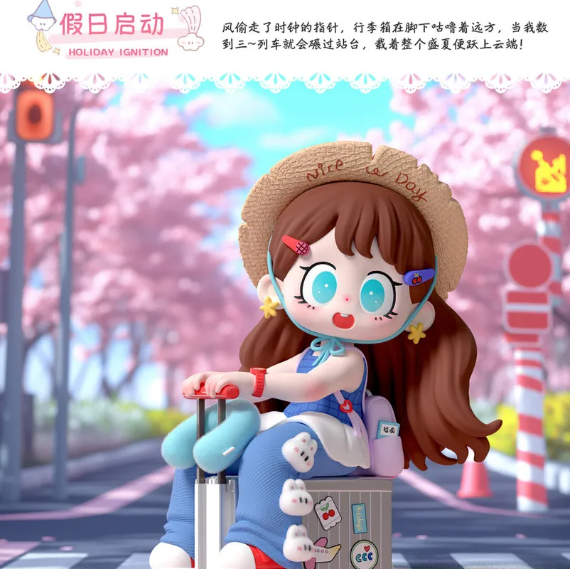 

Новинка в наличии Milay Girl V3 Lazy Time Series Mystery Boxes Аниме Милый настольный орнамент для комнаты Вентиляторы Подарок на день рождения Игрушки Слепая коробка