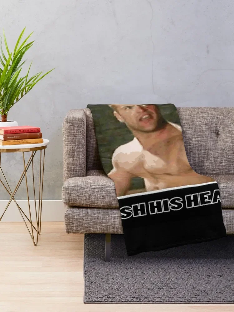 CT - MTV the Challenge Smash His Head and Eat It Throw Blanket Personalized Gift Cute Large Blankets