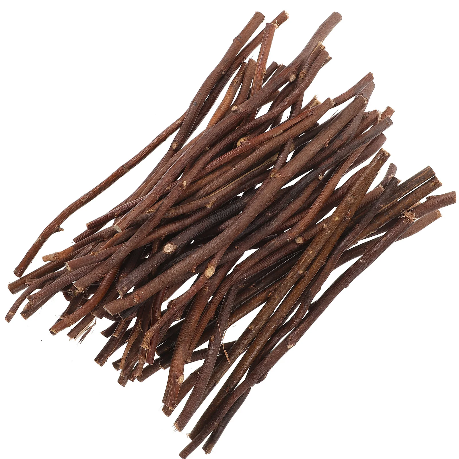 

50Pcs Natural Wood Twigs Sticks Polished DIY Crafts Gardening Photo Props Craft Accessories Wood Craft Sticks for Decorations