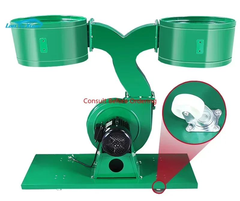 Collettore di polveri per sacchetto per aspirapolvere a doppia canna da 380 V 2,2 kW di buona qualità per router CNC in legno