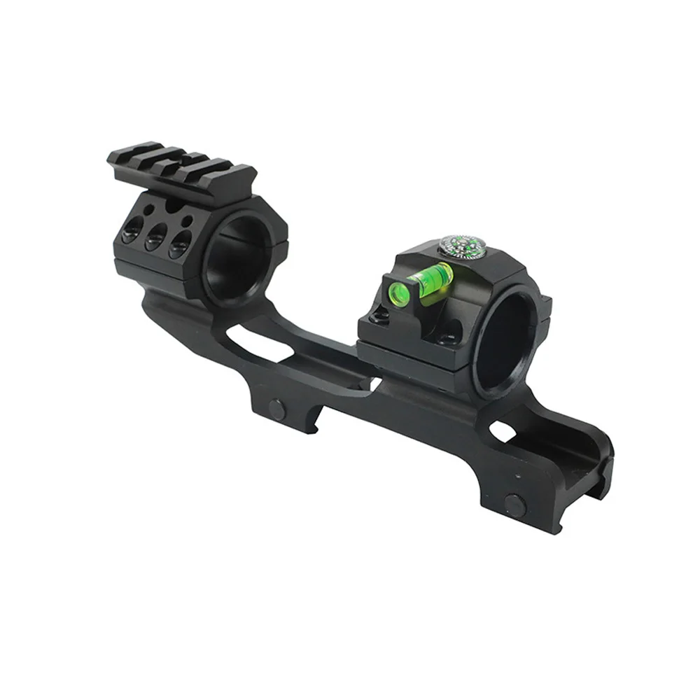 25.4mm/30mm Dual Ring Scope Mount with Integrated Bubble Level One-Piece Anti-Cant Scope Leveler for 20mm Rail QG434S