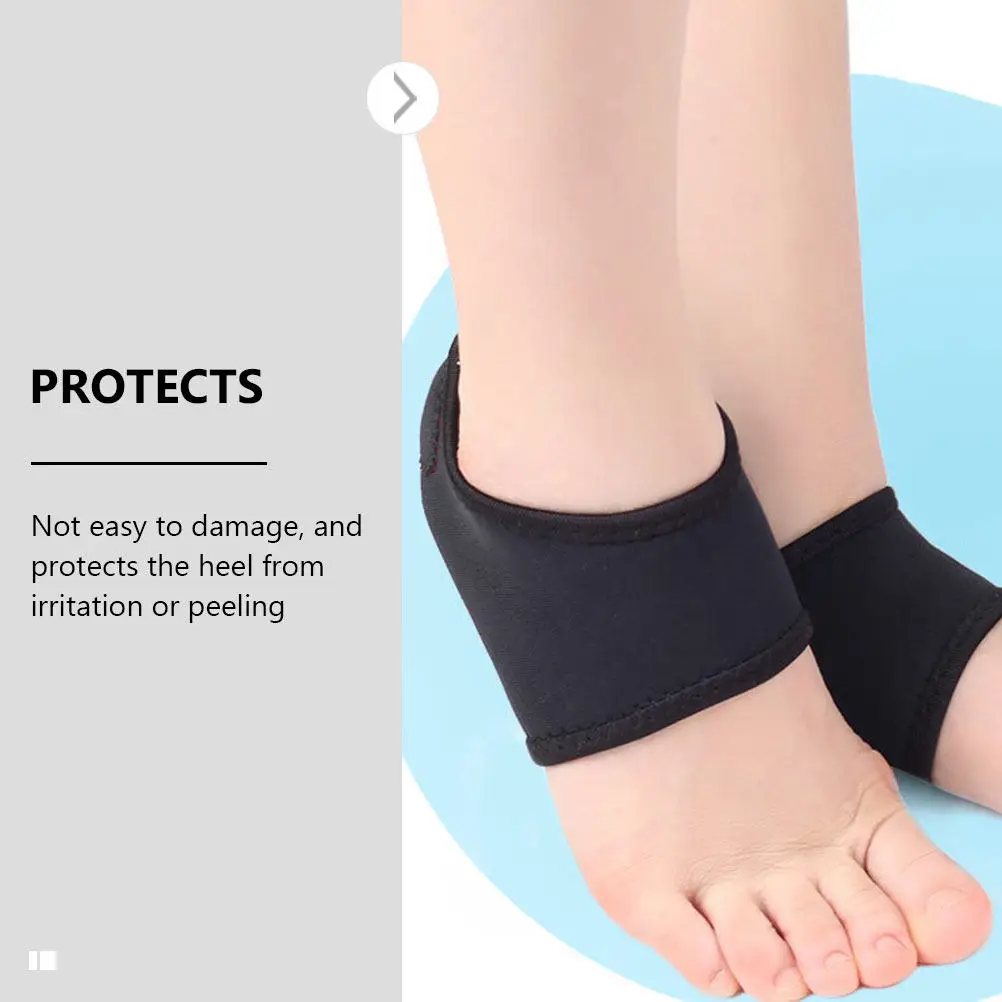 2 pairs Moisturizing Dry Cracked Care Socks Foot 1 pair Elastic Halloween Christmas New Year Ankle Pads Cushion Heel Socks view 3