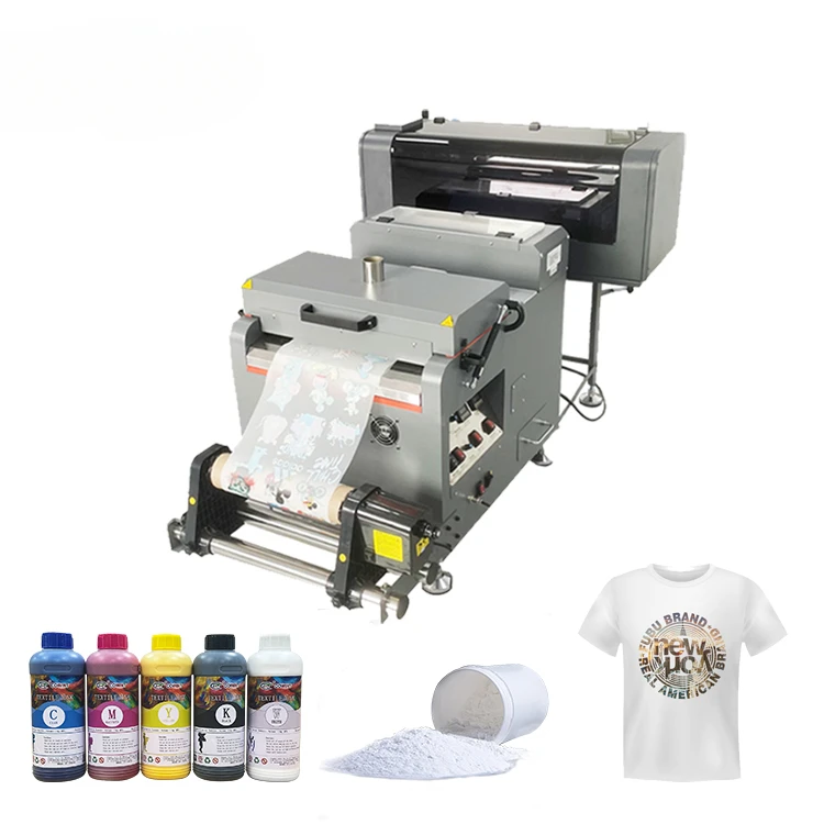 Factory prices clothes digital textile heat transfer 3d t shirt dtf printer printing machine for plastic a3 machine printer