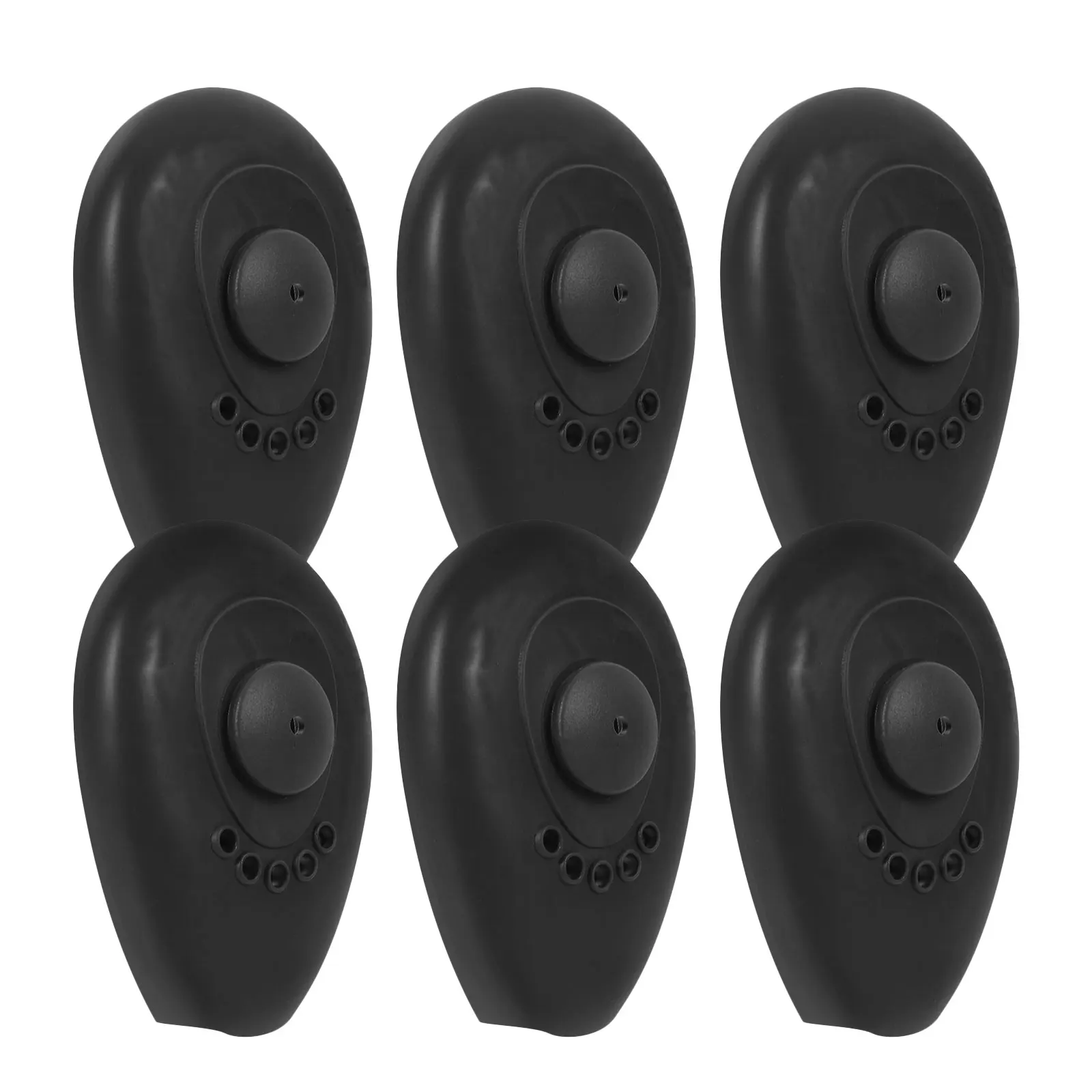 

3 Pairs Silicone Ear Covers for Hair Dying Reusable Heat Protection Dye Modeling Black Earmuffs Anti Slip Professional Use