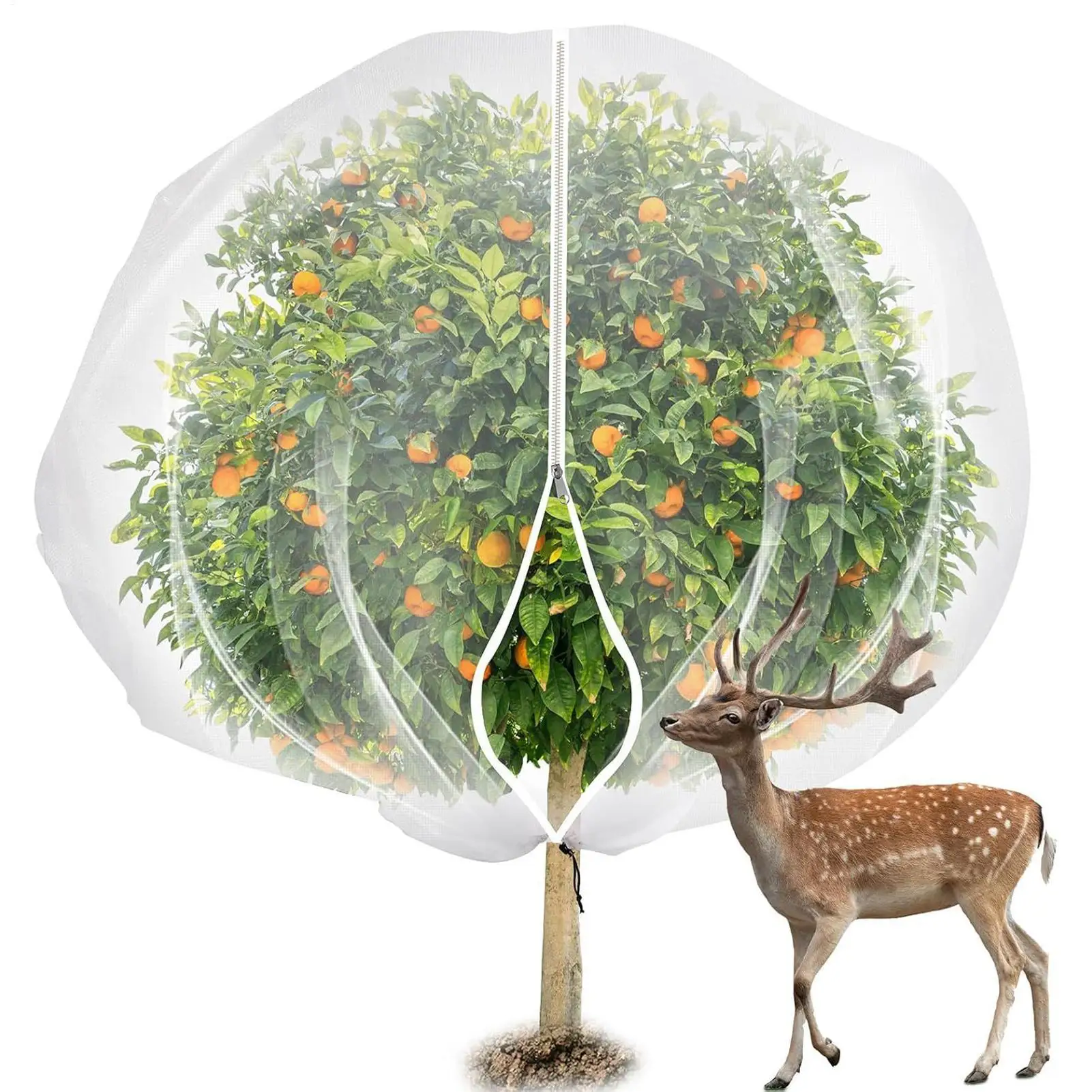 

Защитная сетка для фруктовых деревьев, прозрачная садовая сетка для птиц, сетка для защиты от насекомых, многоразовые чехлы для садовых горшков на шнурке