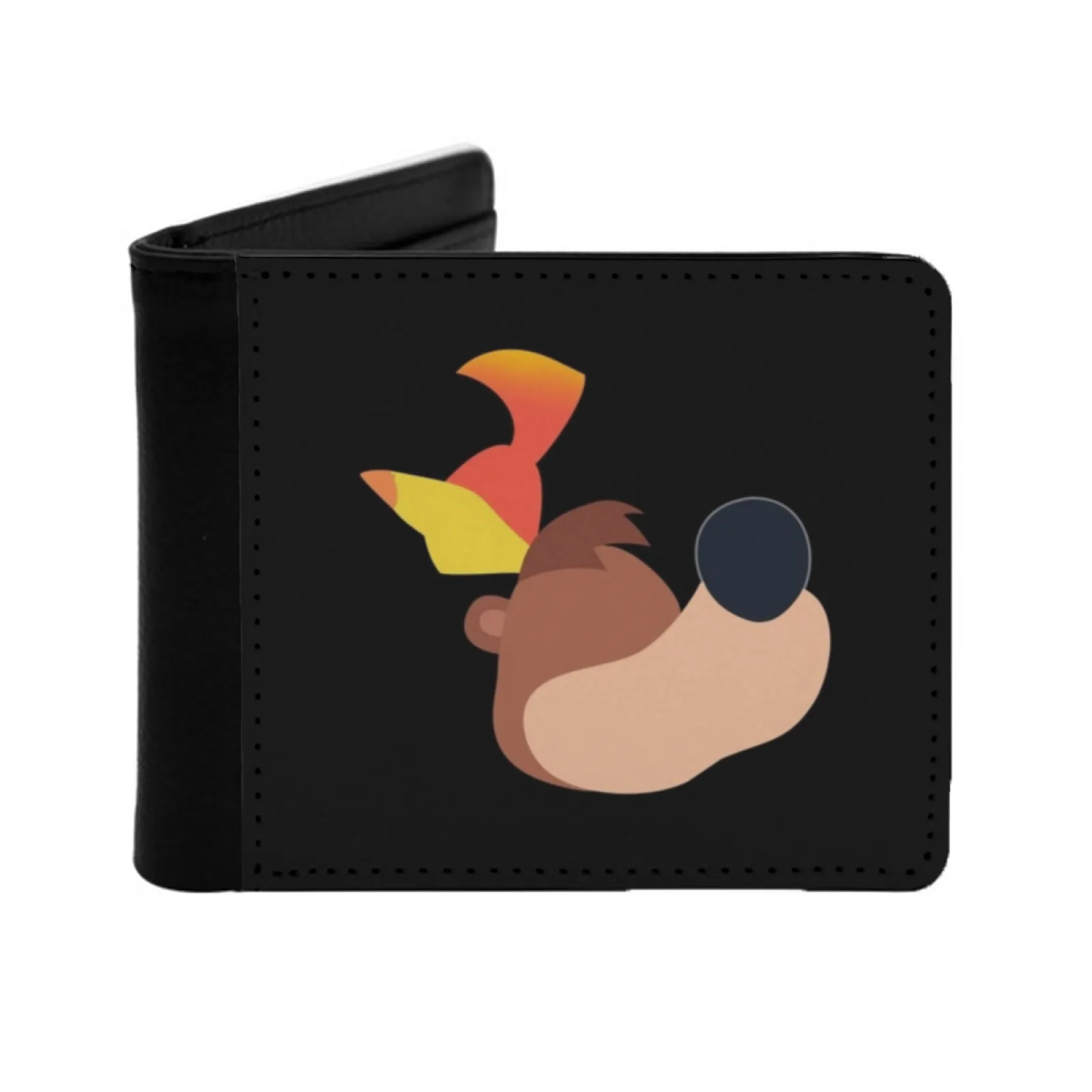 Banjo Amp ; Amp ; Kazooie Stock Icon Pu Leather Wallets Unisex Purses Cash Purse Credit Card Wallet For Men Banjo And Kazooie