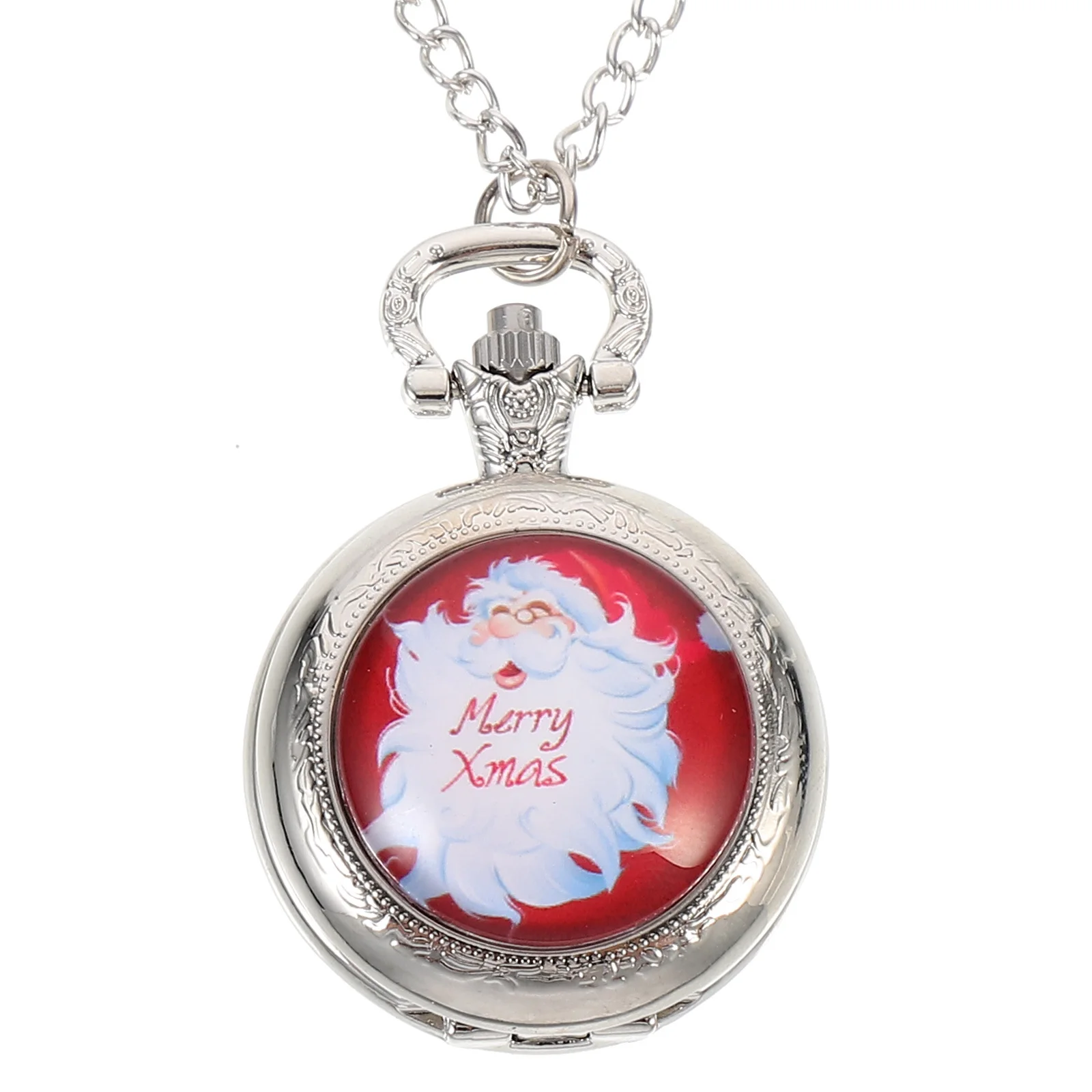 شنقا ساعة الجيب ريترو عيد الميلاد ووتش خمر ووتش ووتش عيد الميلاد نمط ساعة الجيب