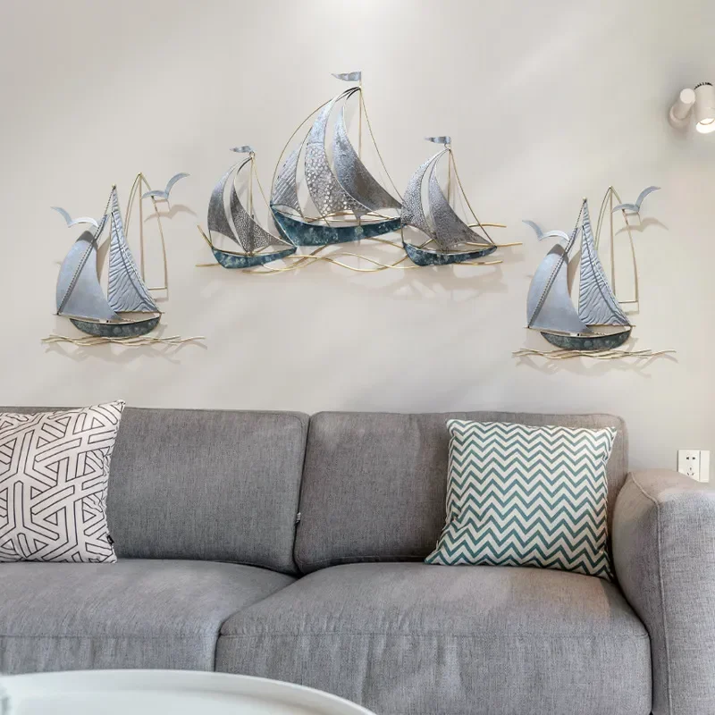Wrought Iron Wall Decoration Pendant Living Room Sofa Background Wall Hanging Ornament Home Decor