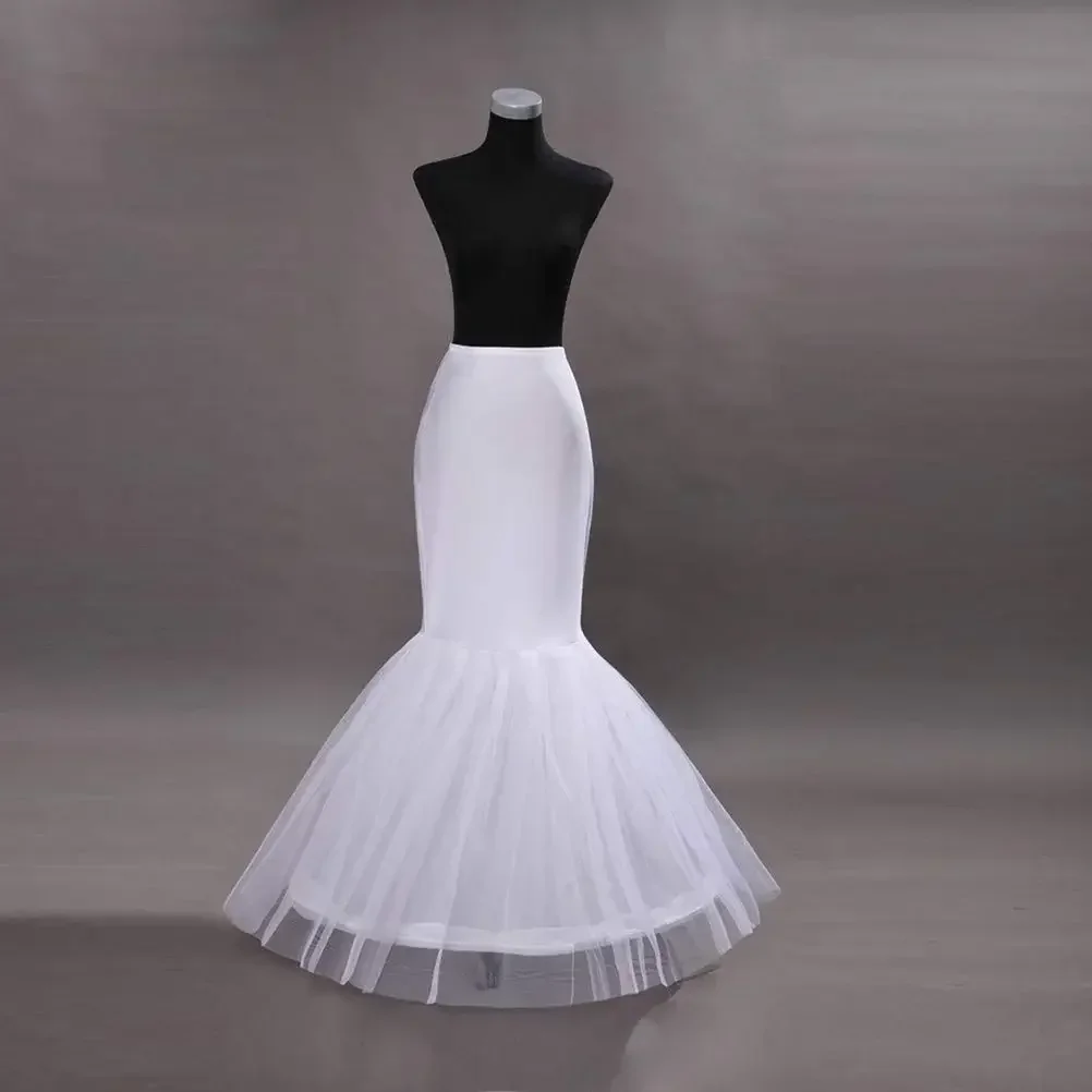 Robe de mariée en queue de poisson pour femme, sac de taille, hanche, blanc, sous-jupe à enfiler, robe de mariée, mode