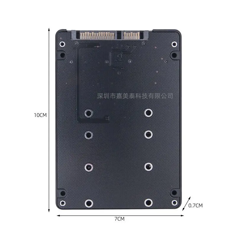 Dual Port NGFF Solid-State to SATA Serial Port Adapter Board 2 * M.2 to SATA 3.0 Expansion Card to USB External Cable