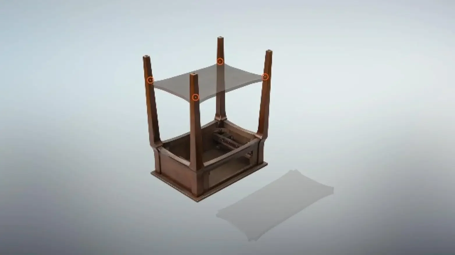 Contemporânea Stratus gaveta, mesa final