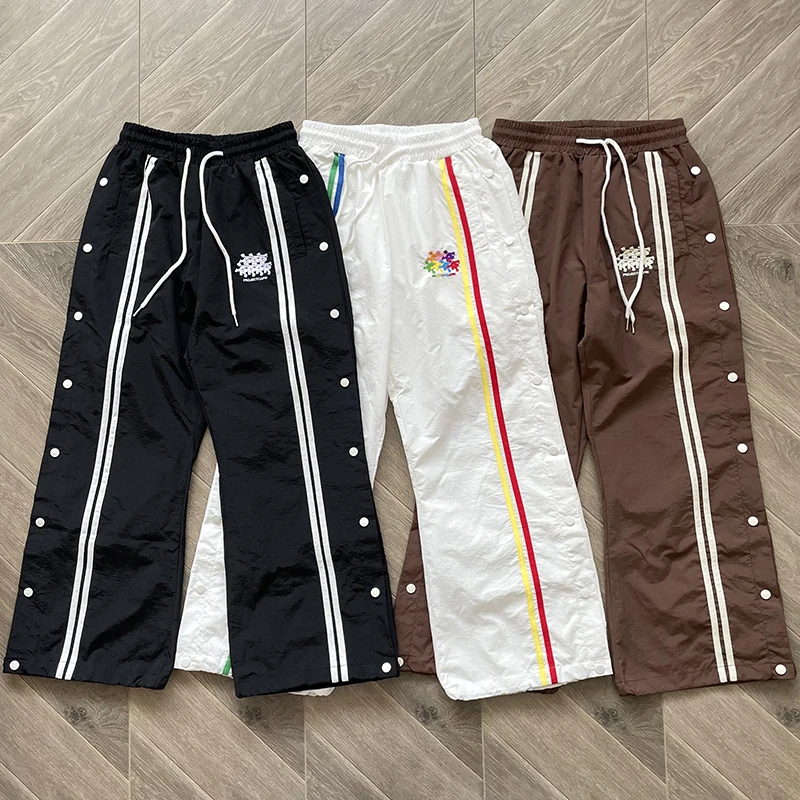 

Project Capri аварийные брюки с вышивкой, свободные дышащие быстросохнущие спортивные длинные брюки для мужчин и женщин, прямые брюки