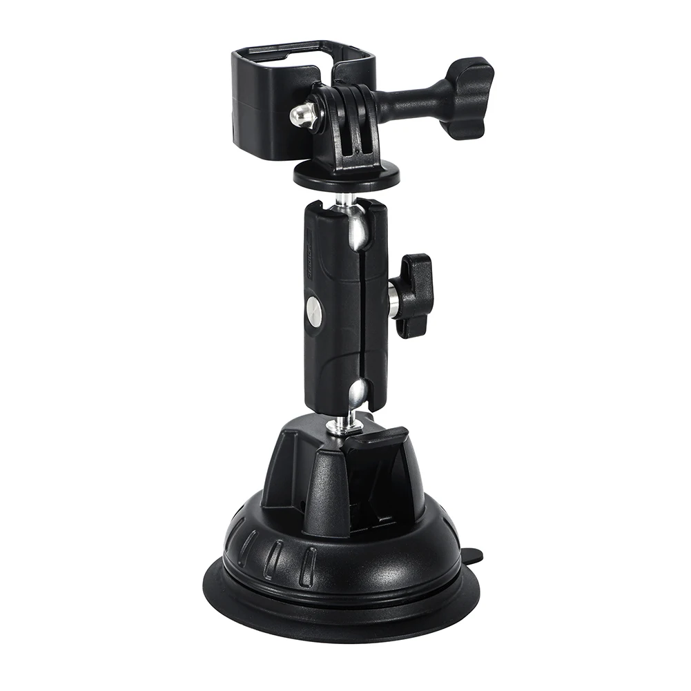 حامل كاميرا لكأس شفط السيارة لكاميرا DJI Osmo Pocket 3 كوب شفط للزجاج الأمامي وحامل كاميرا النافذة