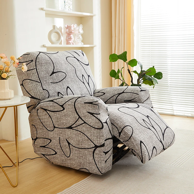 Neuer 1/2/3-Sitzer-Relaxsesselbezug, dehnbarer Sofabezug für Relaxsessel, Sesselbezug für Kinder, Haustiere, Hunde und Katzen – Detail 11