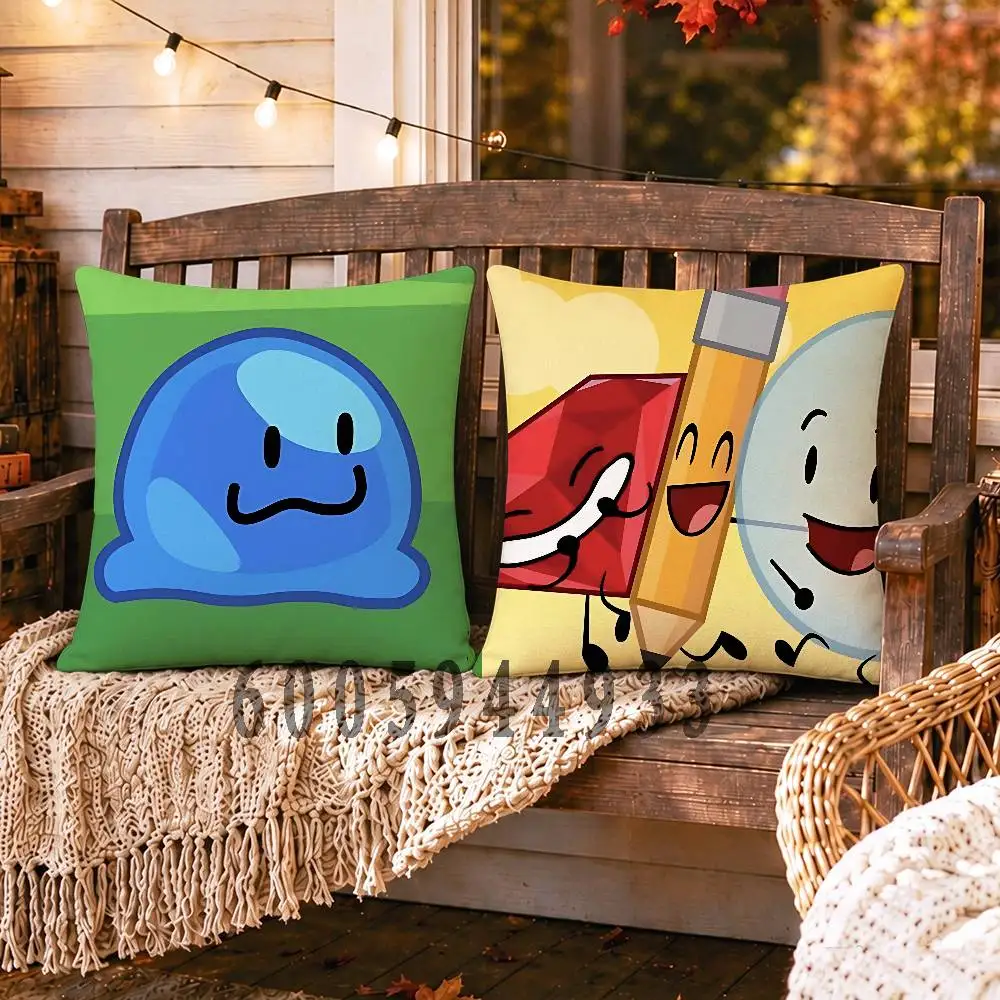 Battle for Dream Island Pillow Cover Home Decor Art Design Decor Pillowcase Cushion Cover for Bed Sofa Living Room IndoorOutdoor