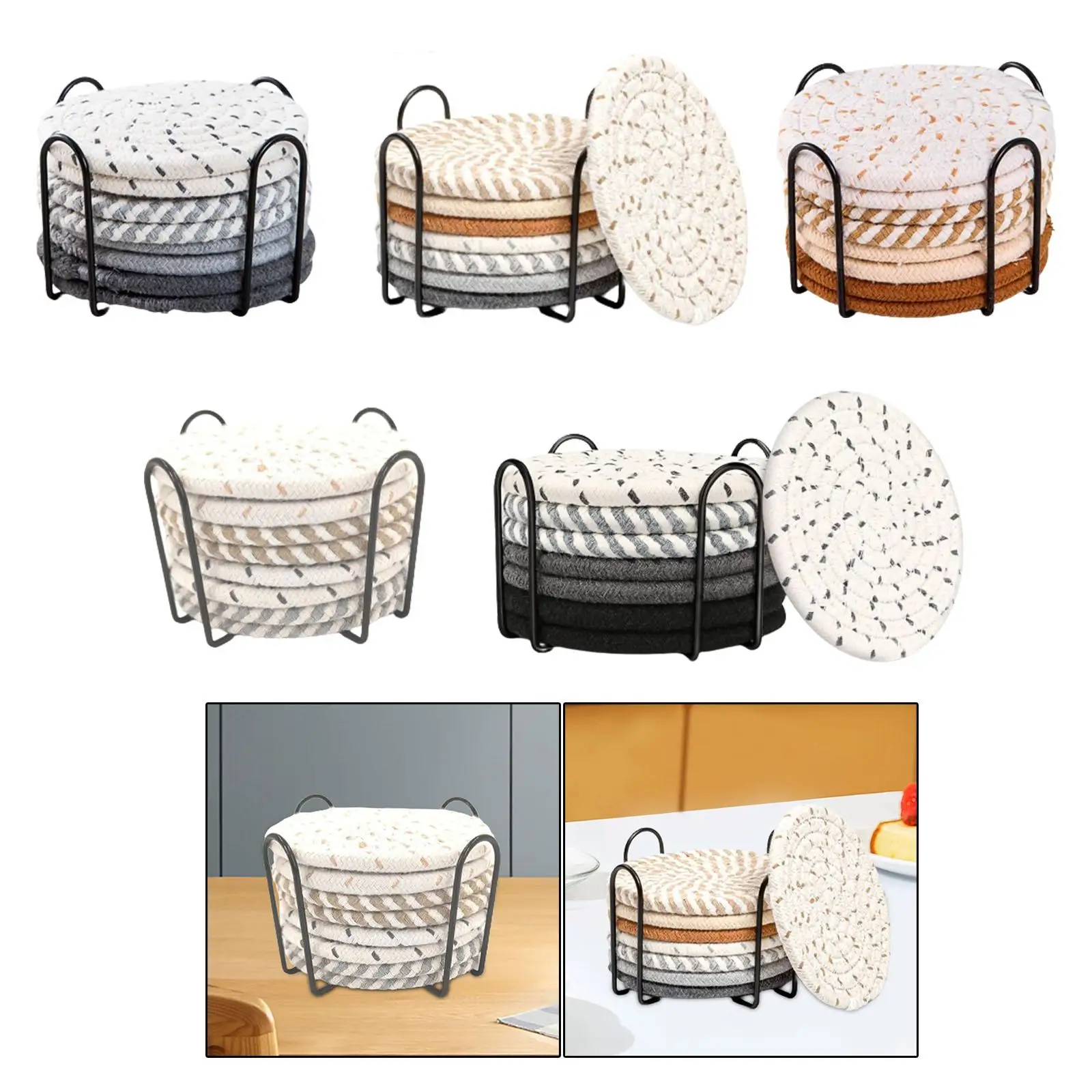 8X Drink Coasters W…