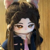 New Arrive Er Ha He Ta De Bai Mao Shi Zun/The Husky and His White Cat Shizun Chu Wanning 20cm Cute Baby With Ears No Clothes