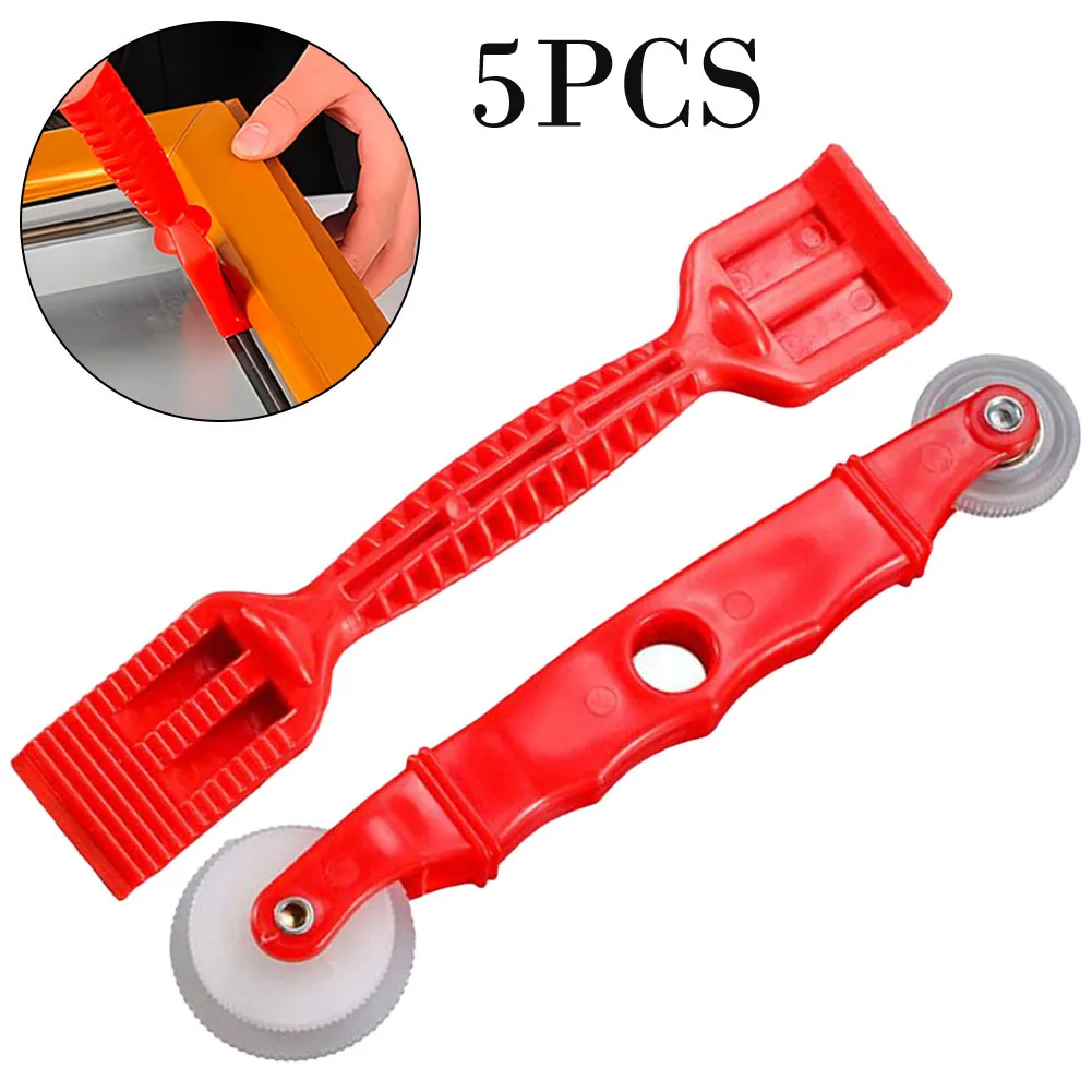 

5pcs Convenient Screen Rolling Tool Glazing Shovel Roller Window Installation Tool Improve Seal Performances