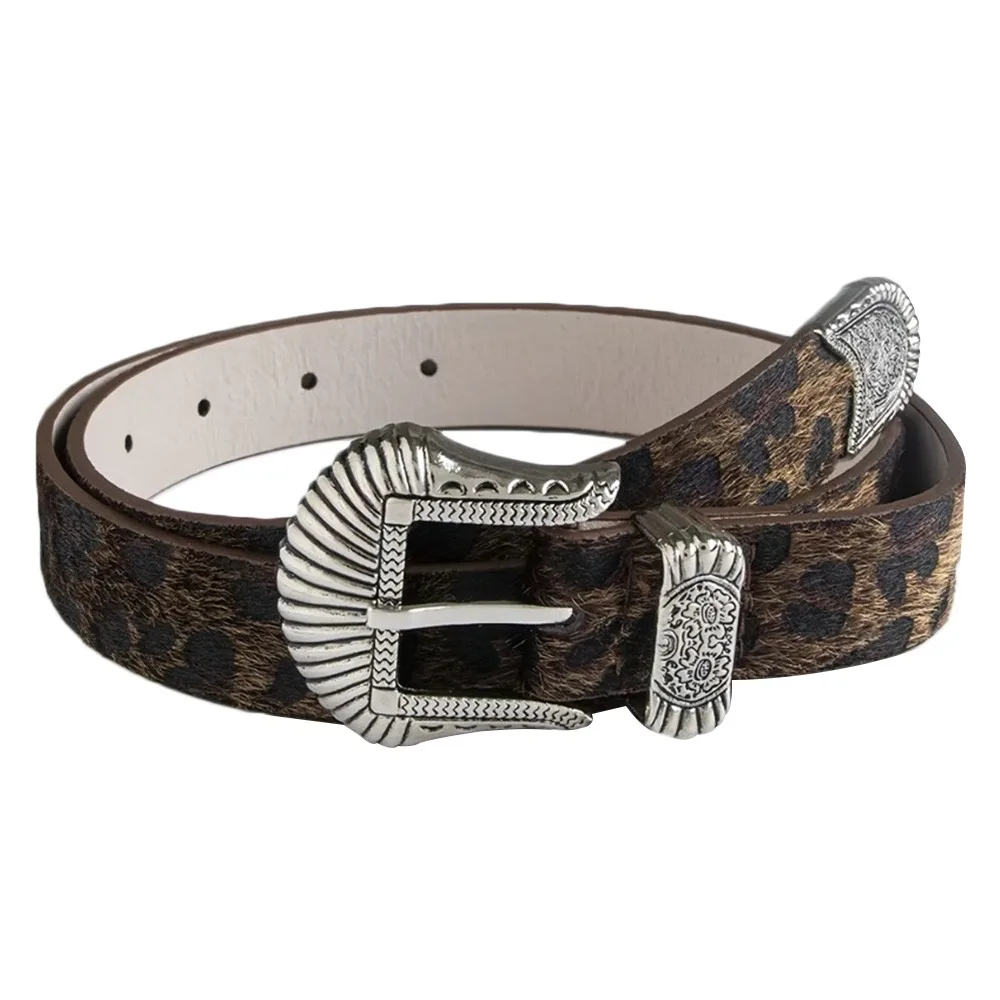 

Fashion Hip Hop Women's Belt Maillard Simple PU Leather Girdle Casual Y2k Retro Pin Buckle Belt Dresses